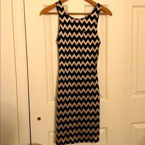 Black and Gold Dress